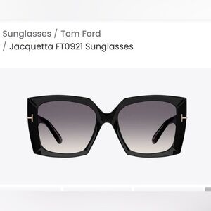 tom ford jacquetta
 sunglasses in black with case